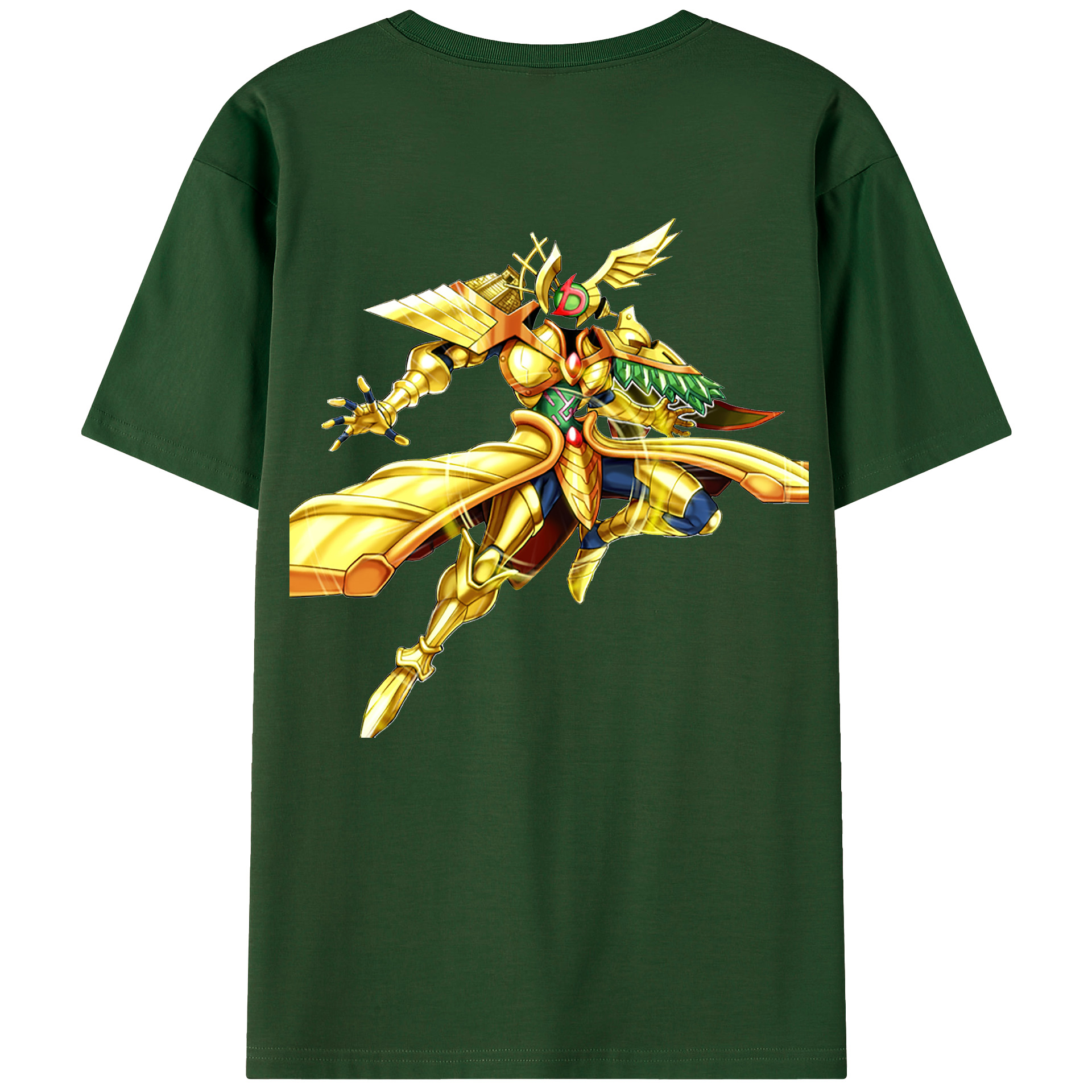 （画像用） 遊☆戯☆王 Yu-Gi-Oh! 綿100％半袖Tシャツ（背面プリント）